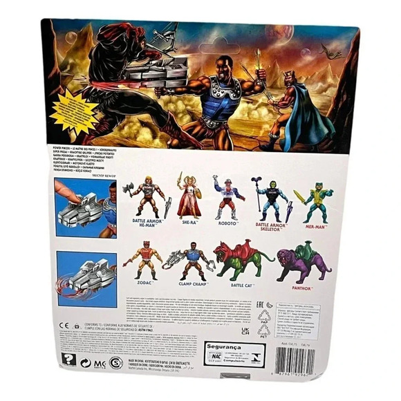 Masters of the Universe Lot 2 Clamp Champ and Ram Man Action Figure  New on Card - Picture 3 of 8